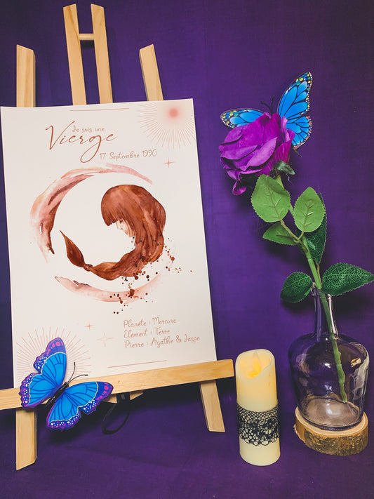 Affiche Signe Astrologique - Format A4